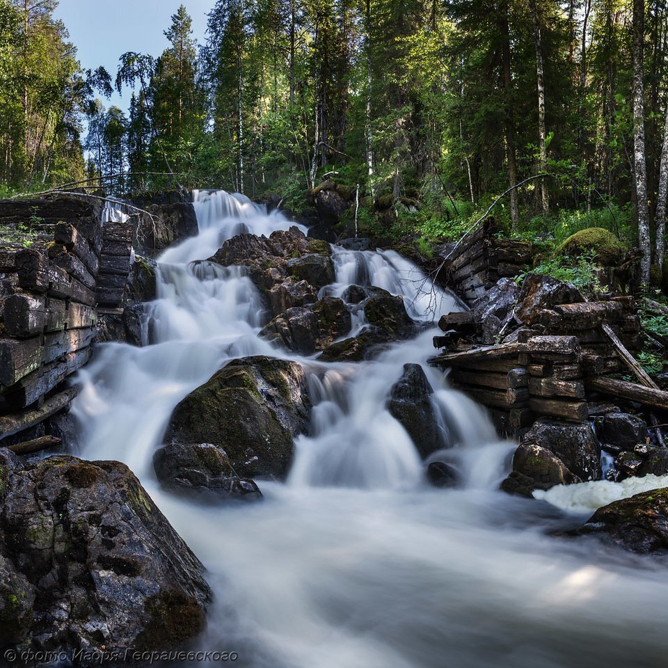 Карелия, водопад